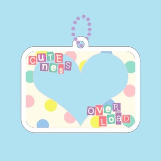 cuteness frame keyring | พวงกุญแจอะคริลิค