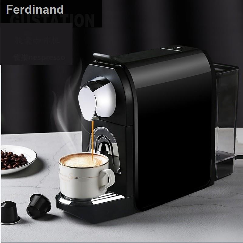 📣ส่วนลด 50%📣▪▩เครื่องทำกาแฟ แคปซูล 1300วัตต์ Capsule Espresso Coffee Machine ✅พร้อมส่ง