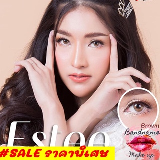 Pitchylens Estee brown  Contactlens บิ๊กอาย คอนแทคเลนส์ ราคาถูก แถมตลับฟรี pitchylens