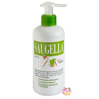 Saugella You Fresh pH 4.5 200 ml ซอลเจลล่า ยู เฟรช ทำความสะอาดจุดซ่อนเร้น สูตรเย็นสดชื่น