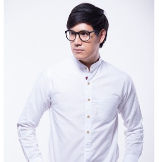 เสื้อเชิ้ต Quattro รุ่น Chino Collar with Hidden Button (เสื้อเชิ้ตแฟชั่น เชิ้ตทำงาน) #พร้อมส่ง