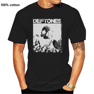 ใหม่ เสื้อยืดแขนสั้น พิมพ์ลายกะโหลก Deftones Skull สีดํา แฟชั่นฤดูร้อน สําหรับผู้ชาย Kafamk83Hocman97