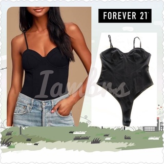 🔥💥Forever21 Bodysuit บอดี้สูทสีดำ แซ่บๆ พร้อมส่ง💥💥ขนาด0X-2X ราคาเดียว ใส่เป็นตัวนอกตัวในได้หมด