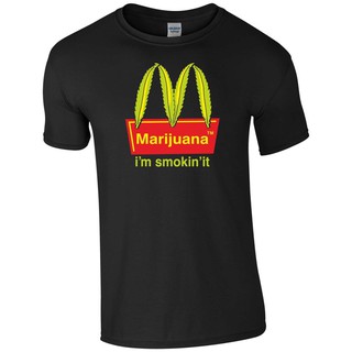 เสื้อยืดผ้าฝ้าย 100% พิมพ์ลาย impokin it mcdonald parody