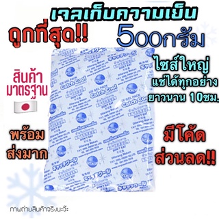 ถูกที่สุด‼️เจลเก็บความเย็น 500กรัม ไซส์ใหญ่แช่ได้ทุกอย่าง เจลเย็น แช่ของสด แช่อาหาร แช่นมลูก แช่ไอศครีม lcepack 500กรัม