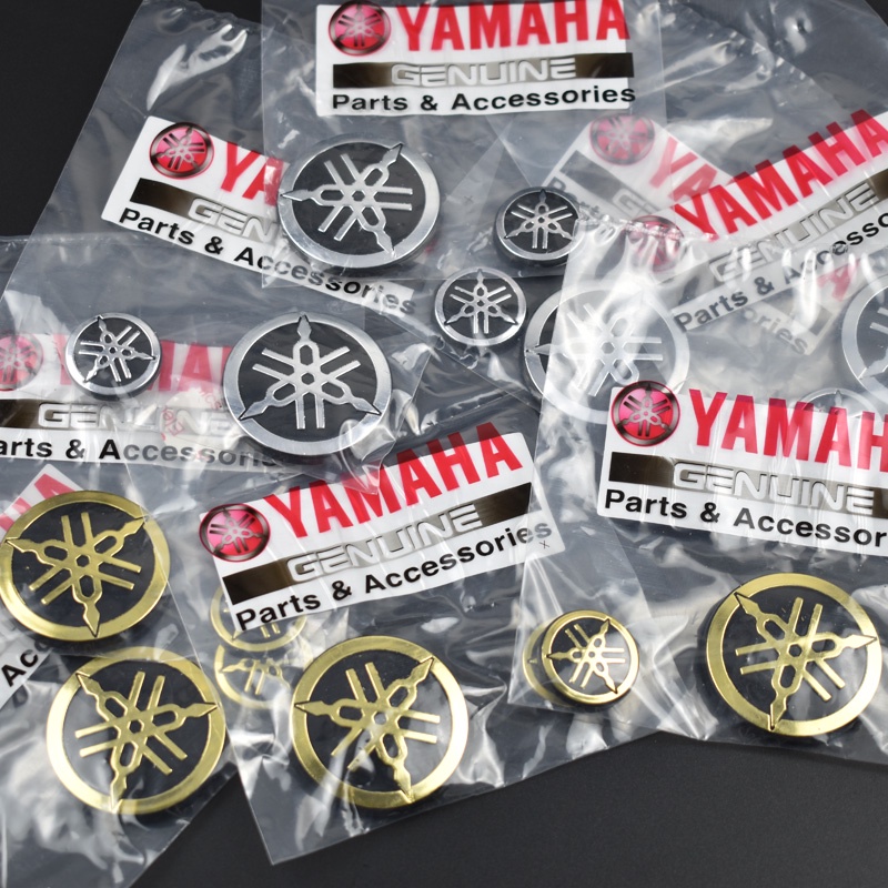*พร้อมสต็อก*โลโก้ส้อมปรับแต่ง Yamaha Resin ของแท้ Yamaha Gold มีจําหน่ายในขนาด (25 / 45mm) ราคา ถูกที่สุด ดีลบีเคเค แกลเลอรีภาพที่ 2