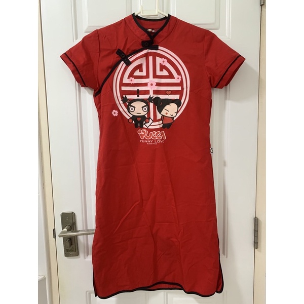 ชุดเดรสกี่เพ้า PUCCA เด็ก