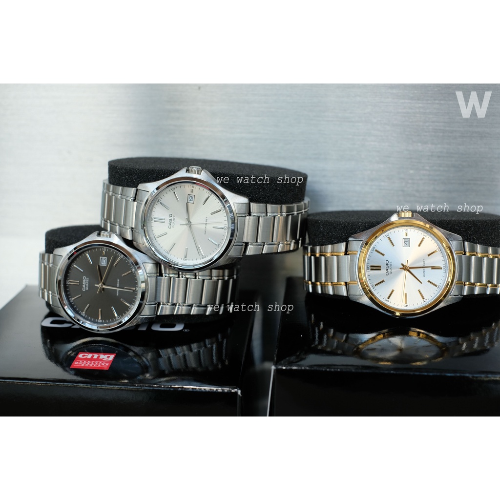 รับประกันศูนย์ไทย CMG CASIO รุ่น LTP-1183 หญิง MTP-1183 ชาย สีเงิน ของแท้ ltp-1183a-1 ltp mtp 1183g