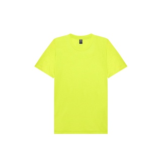 nibbana basic t-shirt เสื้อยืดคอกลม สีมะนาว