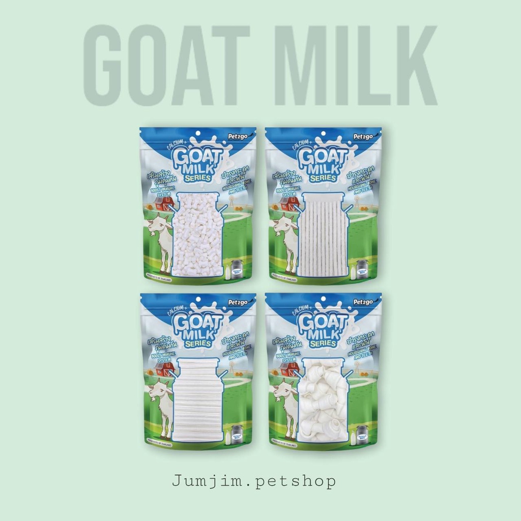 ขนมสุนัข Pet2go Goat Milk นมแพะสำหรับสุนัข