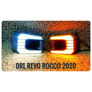 ไฟเดไลท์ ROCCO 2020 2021 มีไฟเลี้ยววิ่ง ฝาครอบไฟตัดหมอก ไฟเดไลท์ revo rocco DRL REVO ROCCO 2020