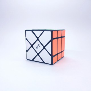 รูบิค แปลก ๆ รูบิค ของแท้ อย่างดี Qiyi Fisher Cube 3x3 Black Magic Cube rubix cube qiyi cube SharkRubik