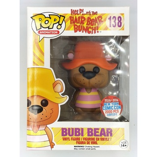 NYCC 2016 Funko Pop The Hair Bear Gang - Bubi Bear : 138 (กล่องมีตำหนินิดหน่อย) แบบที่ 2