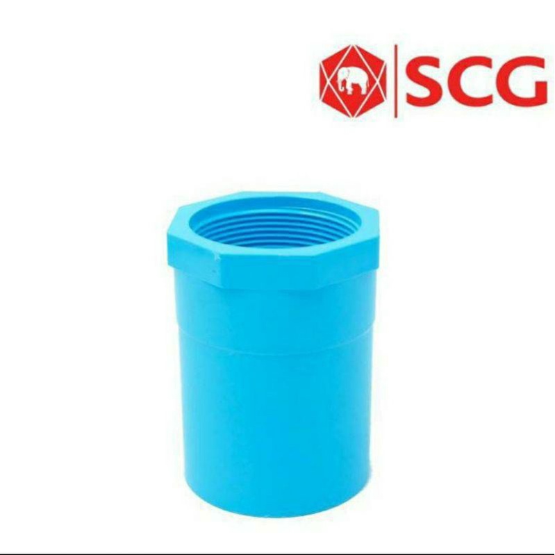 SCG ข้อต่อเกลียวใน-หนา พีวีซี 40(1 1/2") 55(2") 65(2 1/2") 80(3") 100(4") ท่อน้ำดื่ม PVC อุปกรณ์ท่อ ท่อประปา ท่อการเกษตร
