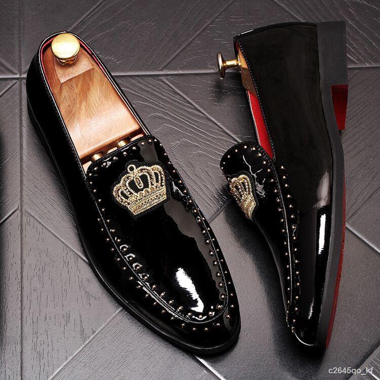 ∏Men s Pointed Toe Casual Shoes Men s Leather Korean Style Trendy