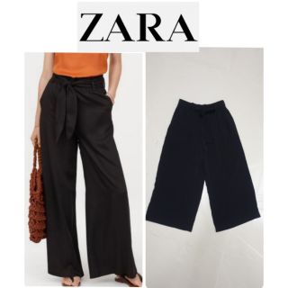 ZARA กางเกงขาบาน ขากระบอกใหญ่ ผู้หญิง มือสอง Size S,M,L