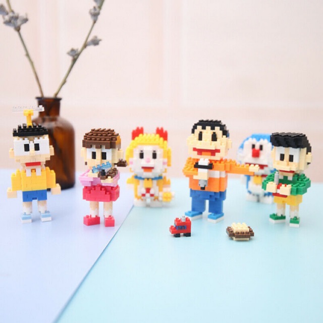 เลโก้นาโน Size M Boyu 7000A-7005A Doraemon & Friends