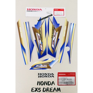 สติกเกอร์โลหะ สีฟ้า 86000-KVF-900ZB สําหรับ HONDA EX5