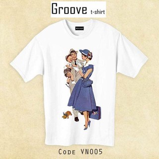 เสื้อยืดลายวินเทจ แนวๆ ใส่ได้ทุกยุค Groovetshirt