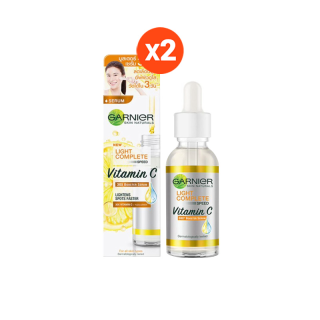 [ซื้อ 2 ชิ้น ราคาพิเศษ] GARNIER การ์นิเย่ ไลท์ วิตามินซี บูสเตอร์ เซรั่ม 30 มล.