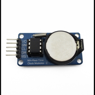 DS1302 real-time clock module พร้อมแบตเตอรรี่ CR2032