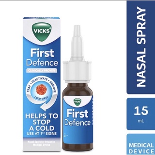 Vicks First Defence Nasal Spray 15 ml.ป้องกันและหยุดเชื้อ