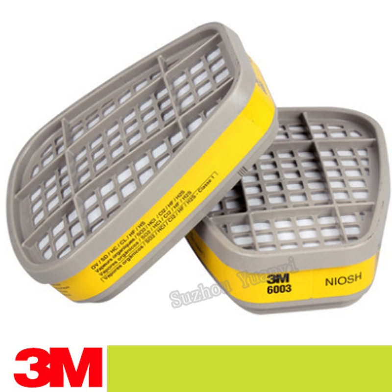 M 6003CN 3M 6003CN ตลับหมึก Organic Vapor/Acid Gas เปลี่ยนตลับหมึก, แพคเกจต่างๆ Quanties