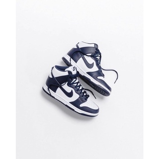 (พร้อมส่ง) Nike Dunk High “Midnight Navy” (แท้100%)