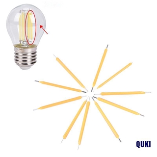 (QUKI) หลอดไฟ COB LED พลังงานแสงอาทิตย์ สว่างมาก สําหรับตกแต่งบ้าน 10 ชิ้น