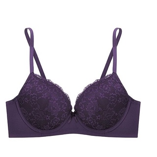ใหม่ ชนช็อป Sabina เสื้อชั้นใน (มีโครง) รุ่น Habpy Lady รหัส HBLP598VD สีม่วงเข้ม ป้ายเต็ม 620.-