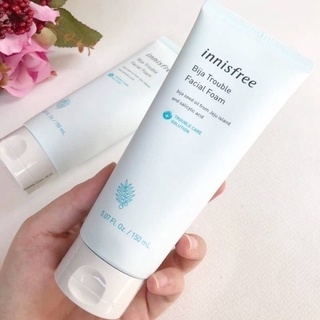 ส่งฟรี Innisfree Bija Trouble Facial Foam 150ml  โฟมล้างหน้าที่จะช่วยให้ทำให้ผิวดีขึ้นด้วยน้ำมันจากบีจา SEP01