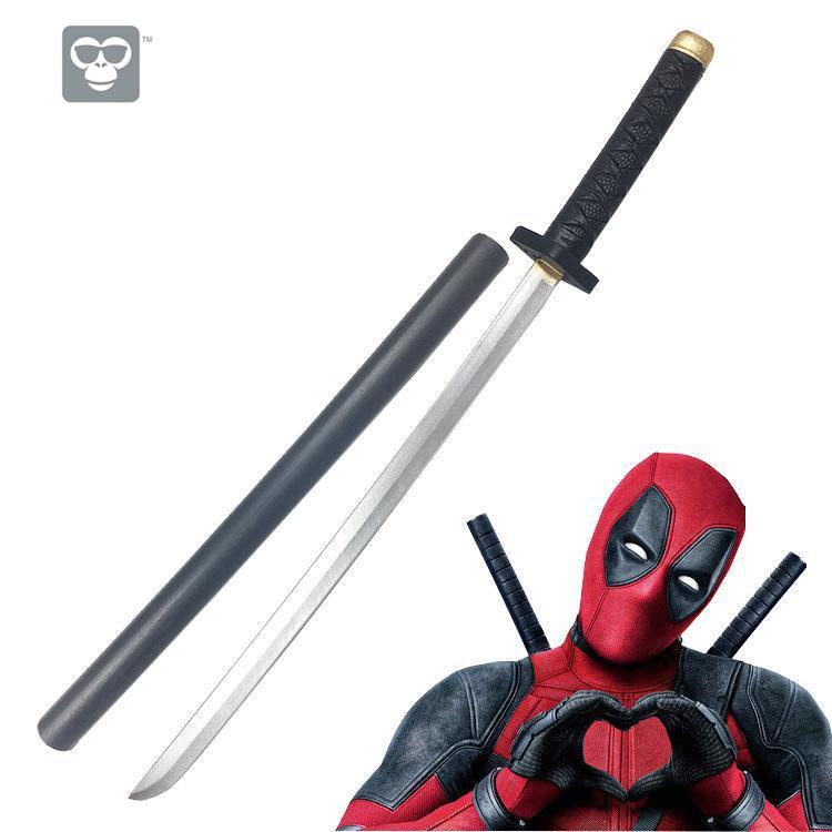 ● ดาบซามูไร ดาบคาตานะ ดาบโซโล✖Deadpool มีดคู่ cos samurai มีด performance props นินจาอาวุธ stage per