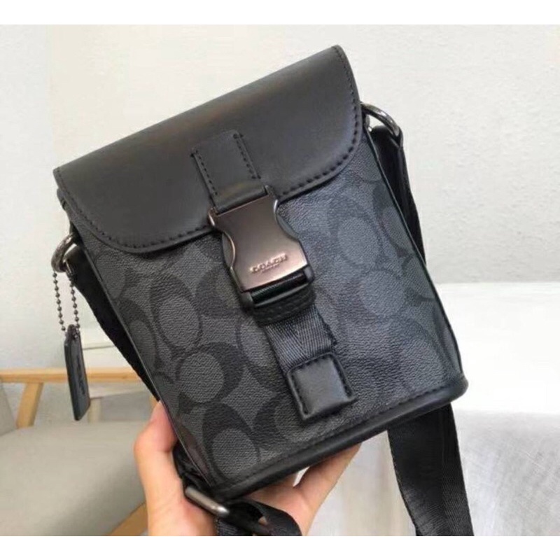 COACH TRACK SMALL FLAP CROSSBODY IN SIGNATURE CANVAS Shopee Thailand