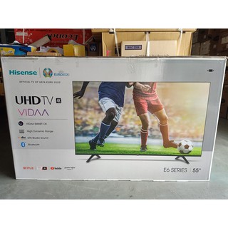 TV Hisense 55 นิ้ว รุ่น 55E6F UHD 4K เกรดบี สินค้าตัวโชว์ ประกันเปลี่ยนเครื่องร้าน 3 เดือน