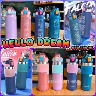 กระบอกน้ำเก็บอุณหภูมิ HELLO DREAM ขนาด 580,780 ML