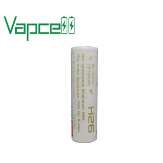 Vapcell H26 INR18650 2600mAh 25A ของแท้ 1 ก้อน