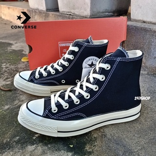 รองเท้าผ้าใบหุ้มข้อ CONVERSE รุ่น ALL STAR CHUCK 70 HI BLACK รหัส 16-2050CBK ลิขสิทธิ์แท้ 100%