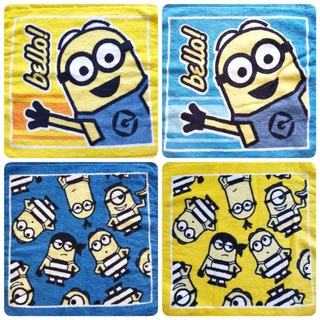 ผ้าเช็ดหน้า มินเนี่ยน Minion ลิขสิทธิ์แท้