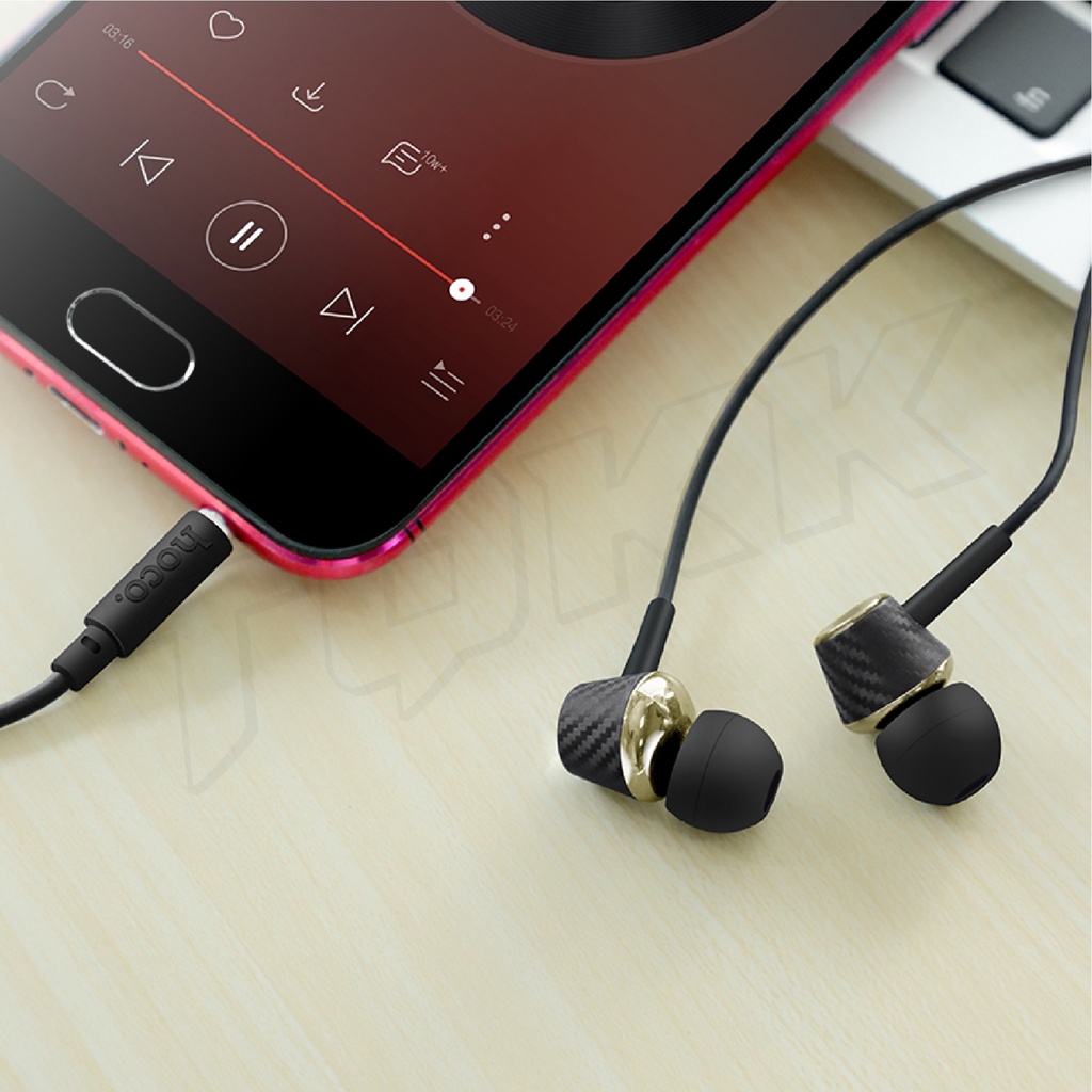 Hoco รุ่น M70 หูฟัง in ear พร้อมไมค์ เสียงเพราะ รับสายได้ เบสแน่น เสียงดี รุ่นใหม่ล่าสุด