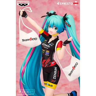 🇯🇵 โมเดลฮัตสึเนะ มิกุโวคาลอยด์  ฟิกเกอร์ Figure Vocalo Hatsune Miku Racing Ver. Espresto Est-Print&amp;Hair Racing Miku 19