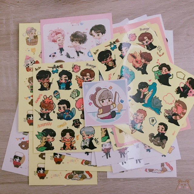 sticker fanart exo