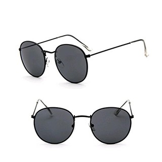 GAMT Round Aviator Sunglasses  Black Frame Gray Lins - กรอบดำ เลนส์เทาเข้ม ของแท้ พร้อมส่ง