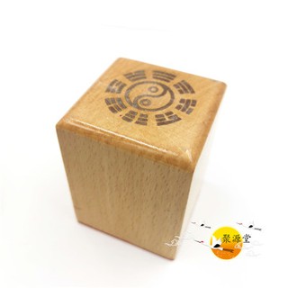 ตราประทับไม้มะฮอกกานี ลายสิงโต One Dongwang Mu Gong 5X5 8 ซม. 5 ซม.