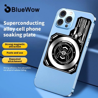 BlueWow สติกเกอร์แม่เหล็ก ทําความสะอาดได้ สําหรับติดหม้อน้ําโทรศัพท์มือถือ YX-H3