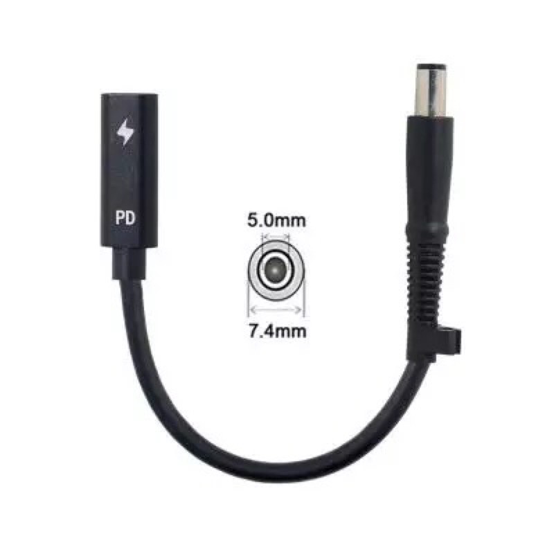 USB 3.1 ประเภท C USB C แล็ปท็อปชาร์จไฟอะแดปเตอร์แปลง USB ประเภท C ถึง 4.0*1.35 5.5*2.5 4.5*3.0 4.0*1.7 มม.ปลั๊ก DC แจ็ค