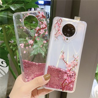 เคสโทรศัพท์ใสลายดอกไม้สําหรับ Xiaomi Mi 8 9 10 Redmi Note 8 7 K30 K20