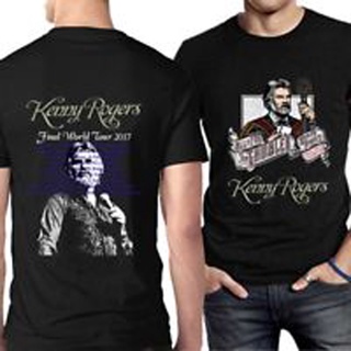 เสื้อยืด ลาย All in the Gambler Kenny Rogers Final Tour Tour 2 ด้าน สําหรับทุกเพศ