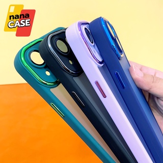 เซี่ยวมี่/เรดมี่ Xiaomi RedmiNote10(5G) RedmiNote11(4G)เคสขอบสีหลังขุ่นกันเลนส์กล้อง ขอบสี เลนส์เงา