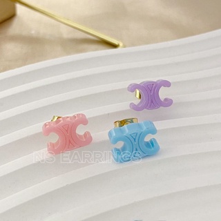 NS.EARRINGS | NS423 - BABY SET OF 3 STUDS IN BRASS WITH GOLD