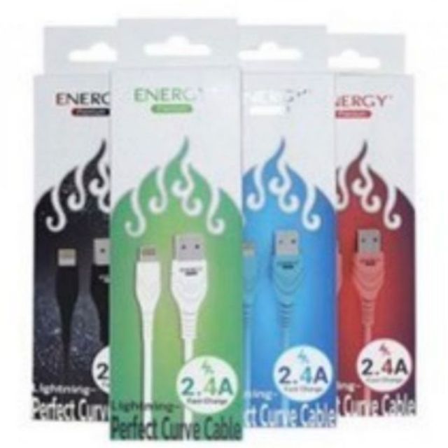 สายชาร์จenergy  iphone 2.4A